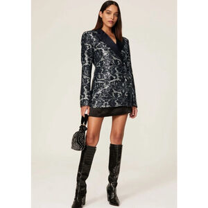 Rotate Birger Christensen Augustina Sequin Blazer